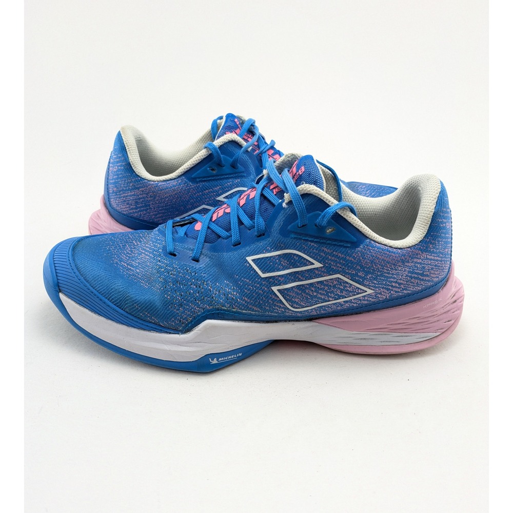 Womens Babolat Jet Mach 3 All Court Blue Pink Tennis Shoes‎ 31S23630 Size 9.5